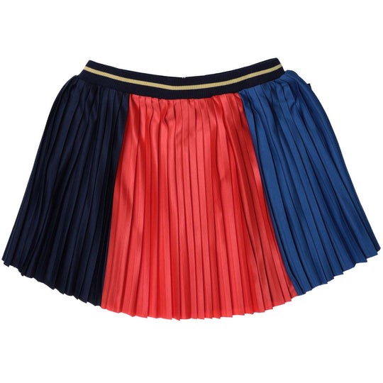 BOBOLI Colorblock Pleated Skirt