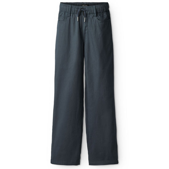 MOLO Abe Dark Sky Blue Cotton-Lined Pants