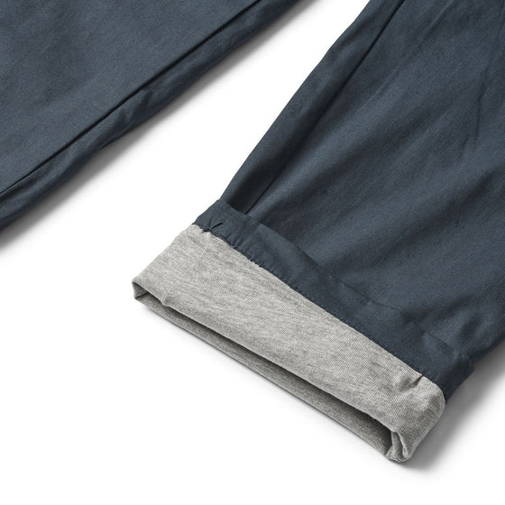 MOLO Abe Dark Sky Blue Cotton-Lined Pants