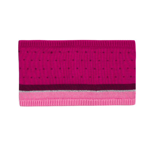 CATIMINI Pink Striped Snood Scarf