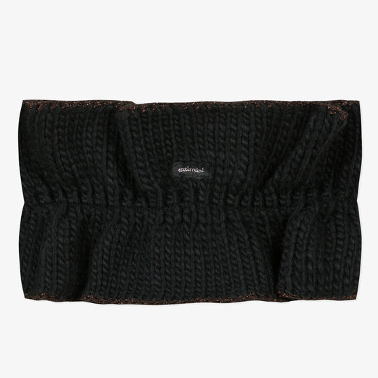 CATIMINI Black Snood Scarf