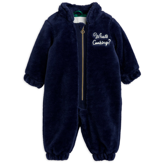 What's Cooking Faux Fur Baby Jumpsuit