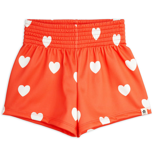 MINI RODINI Allover Hearts Boxing Shorts