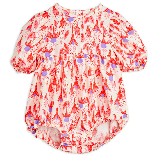 MINI RODINI Fuchsia Romper