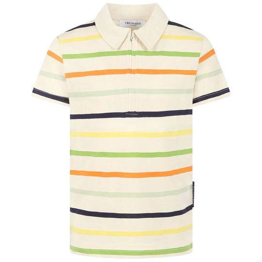 TRUSSARDI Dagda Striped Polo