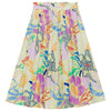 Brisali Charleston Floral Midi Skirt