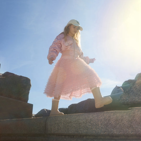 MOLO Bliss Rosequartz Maxi Party Skirt