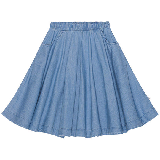 MOLO Bell Sky Indigo Midi Skirt