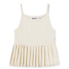 MOLO Rany Organic Pointelle Tank - Pearled Ivory