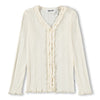 MOLO Ramsi Organic Pointelle Shirt - Pearled Ivory