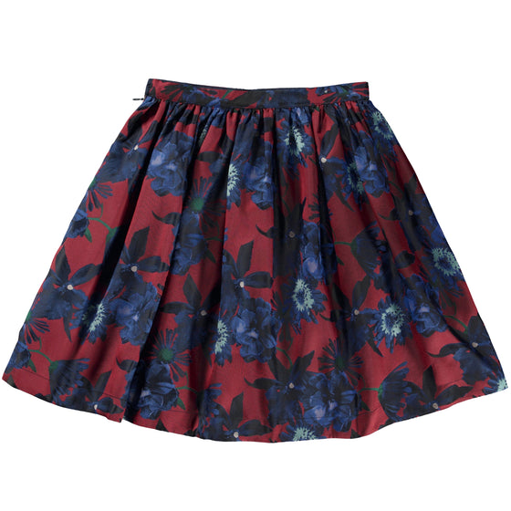 Braxie Floral Jaquard Skirt