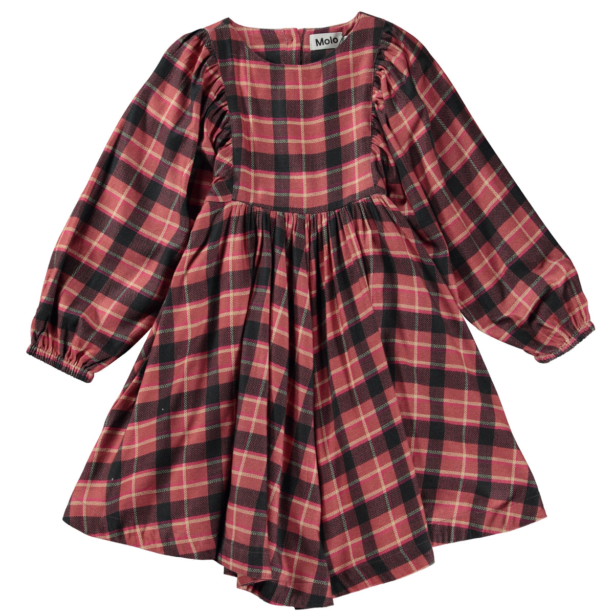 Kid-Girl-Caly Rose Check Dress-2W23E230-6938-|-Molo – A.T.L.R. Paris ...