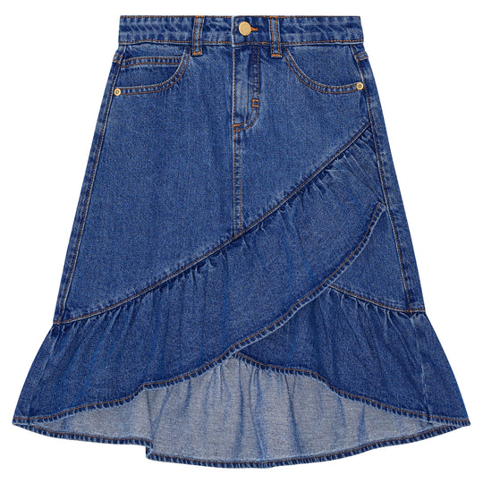 MOLO Belinda Mid-Blue Denim Skirt