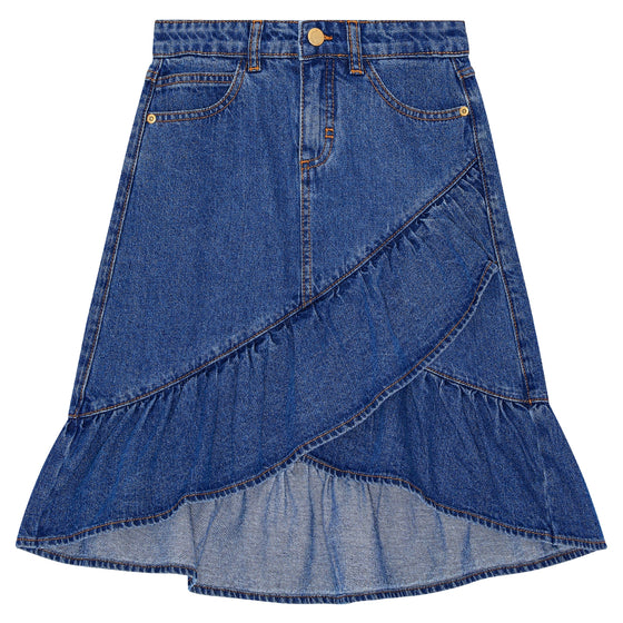 Belinda Mid-Blue Denim Skirt