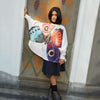 Marcella Giant Butterfly Cape Sweatshirt