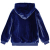 Maureen Vibrant Blue Fuzzy Hoodie