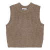 Gilberte Brown Sugar Knit Vest