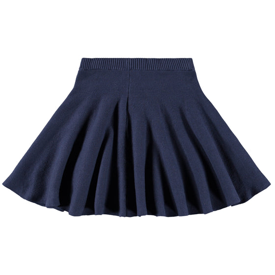 MOLO Barbro Galaxy Blue Knee Skirt
