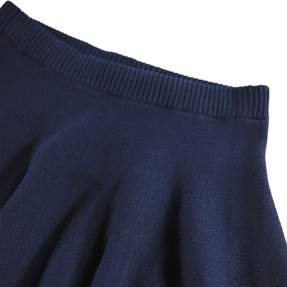 MOLO Barbro Galaxy Blue Knee Skirt