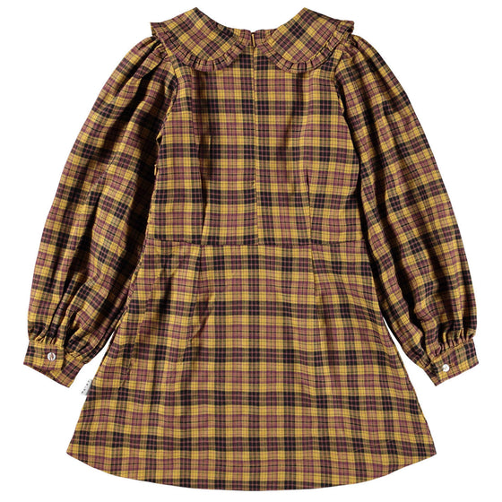 MOLO Candice Highland Check Yellow Dress