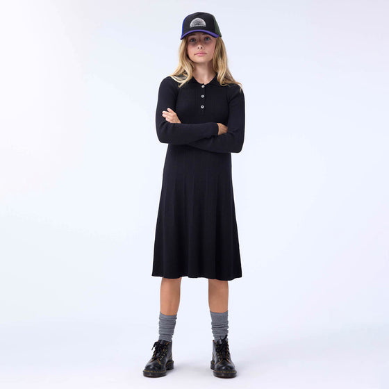 MOLO Cecilia Soft Knit Black Dress