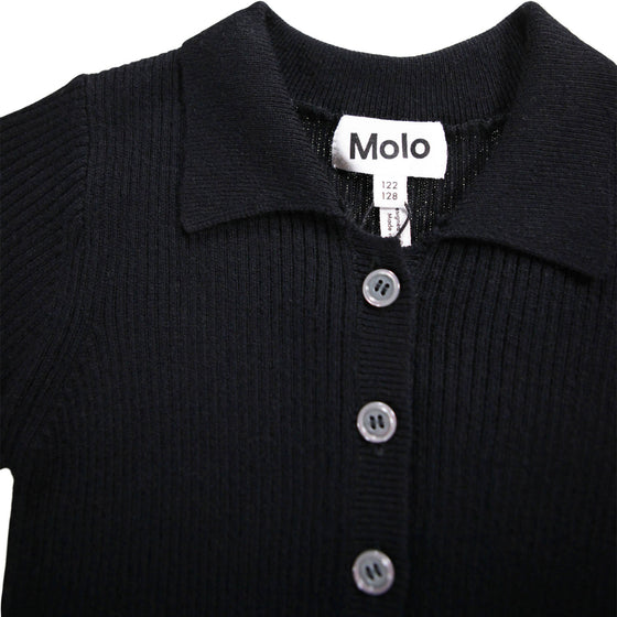 MOLO Cecilia Soft Knit Black Dress