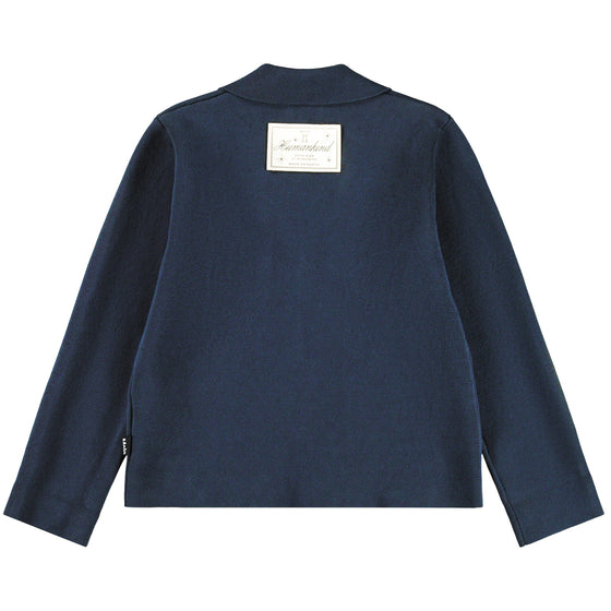 MOLO Gabriela Galaxy Blue Blazer Sweater