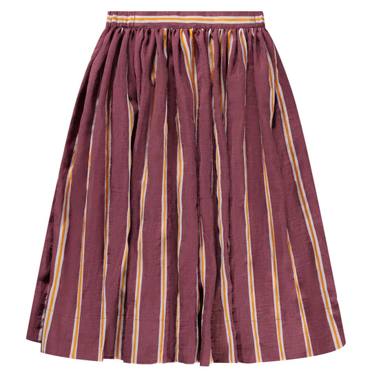 MOLO Britney Skirt - Berry Stripe