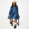 MOLO Caren Chambray Dress - Mid Blue Wash