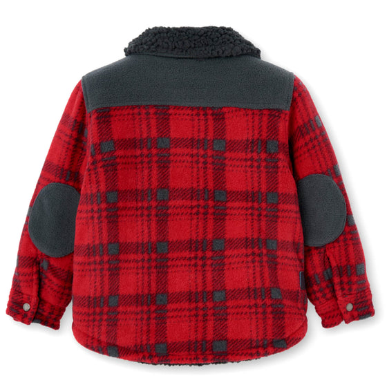 Fleece Plaid Jacket - FINAL SALE