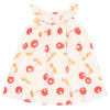 BONPOINT Niniki Cherry Baby Dress - Ecru