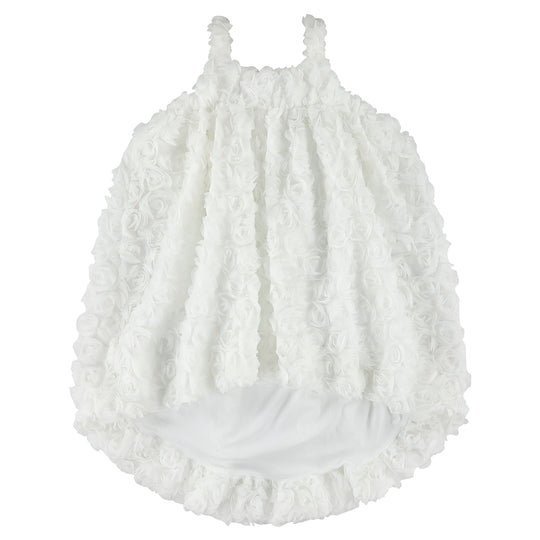 CAROLINE BOSMANS Rose Appliqué Dress