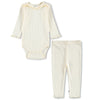 MOLO Organic Pointelle Baby Set - Pearled Ivory