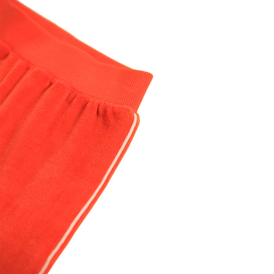 MOLO Retro Velour Rising Red Baby Set