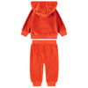 MOLO Retro Velour Rising Red Baby Set