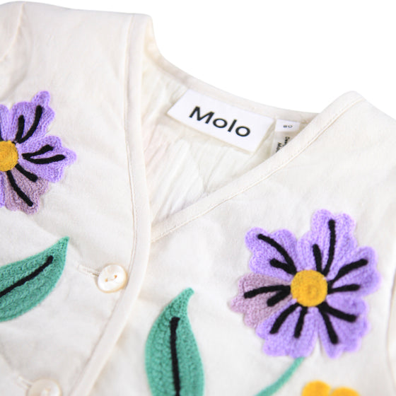 MOLO Happy Meadow White Jacket and Pants Set