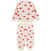 MOLO Solana & Goldie Knit Set - Red Hearts