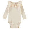 MOLO Faye Buttercream Ruffle Bodysuit