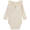 MOLO Faye Buttercream Ruffle Bodysuit