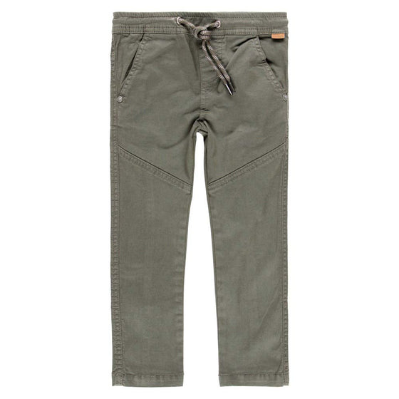 Stretch Olive Trousers - FINAL SALE