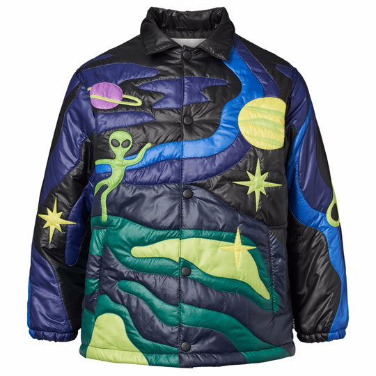 MOLO Haraldur Space Quilt Blue Jacket