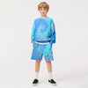 Memphis Aqua Dye Sweatshirt