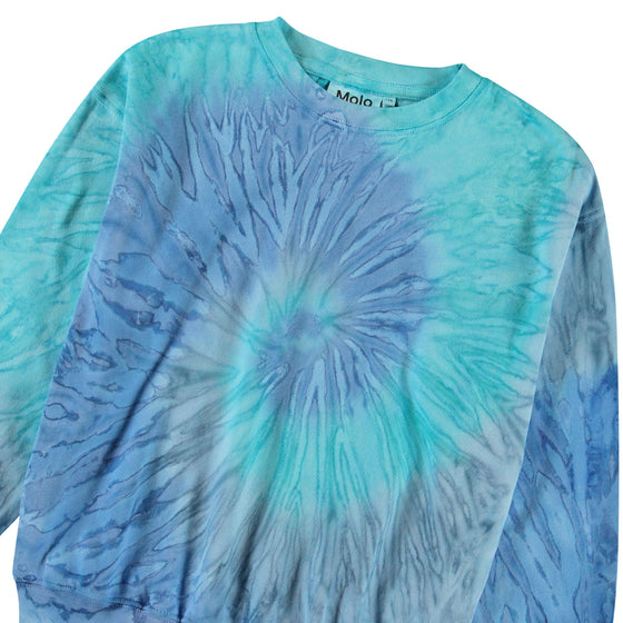 Memphis Aqua Dye Sweatshirt