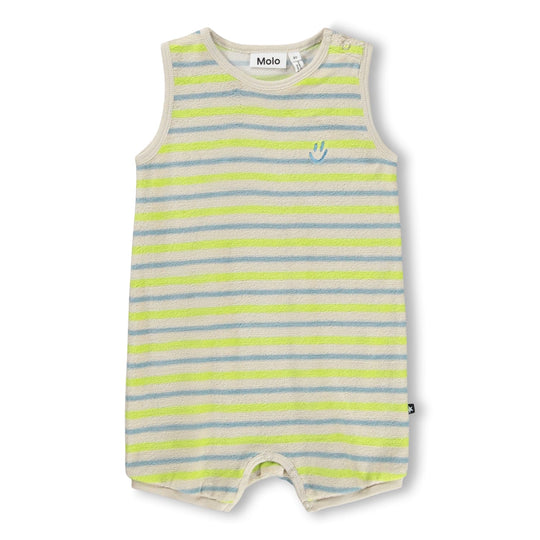 MOLO Fu Baby Romper - Pistacia Stream