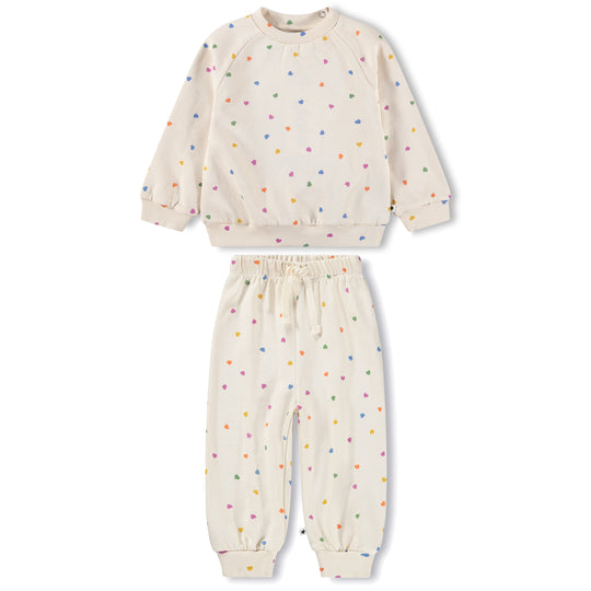 MOLO Disc Baby Set - Confetti Rainbow Hearts