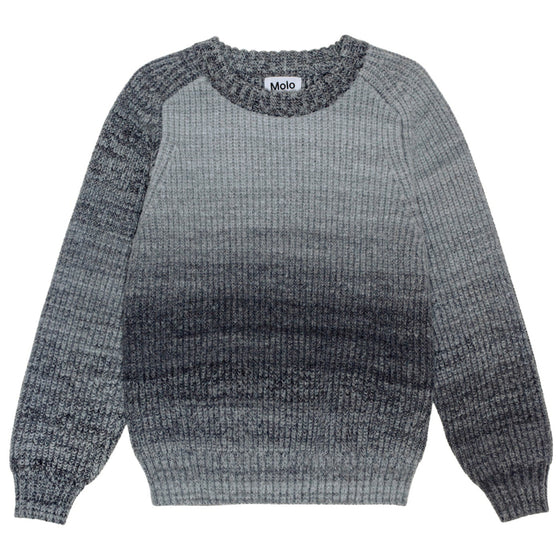 Bosse Space Dye Grey Sweater