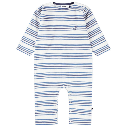 MOLO Flint Sea Sky Stripe Blue Jumpsuit