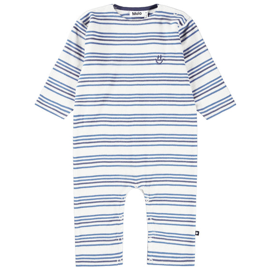 MOLO Flint Sea Sky Stripe Blue Jumpsuit