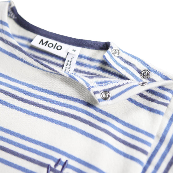 MOLO Flint Sea Sky Stripe Blue Jumpsuit