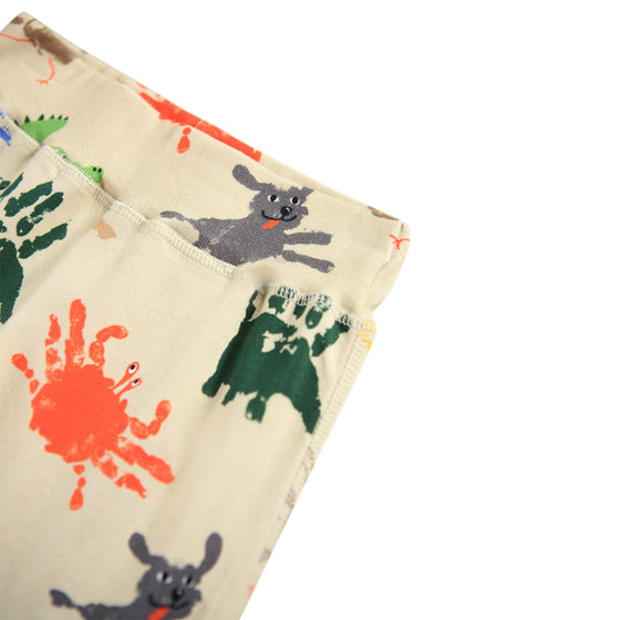 MOLO Hand Animals Sweatshirt and Leggings Set